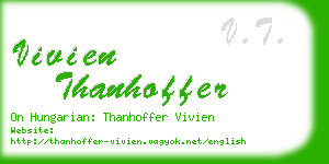 vivien thanhoffer business card